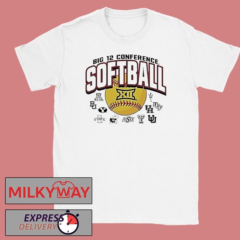 2026 Big 12 Conference Softball Logos Shirts