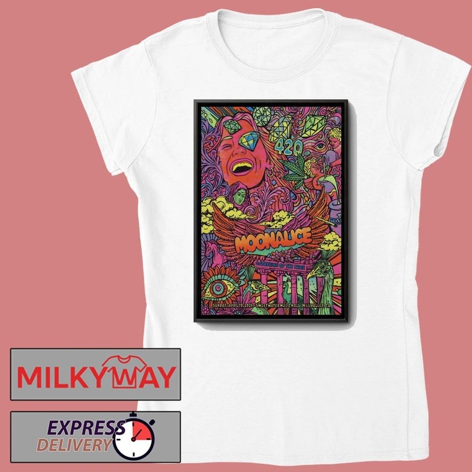 Moonalice 420 Gathering Of the Tribe In Mill Valley CA On Apr 19 2026 Poster shirt