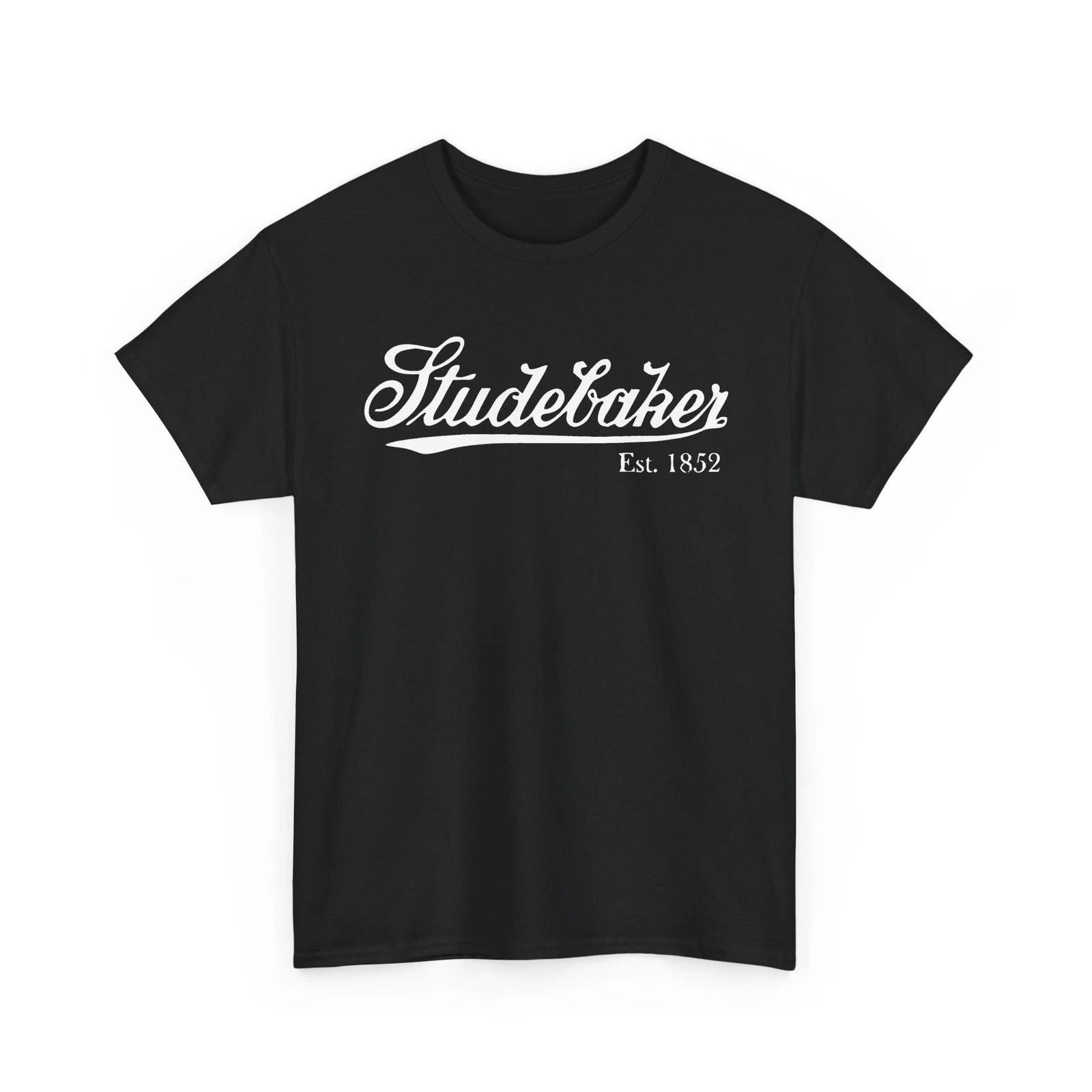 Studebaker Est 1852 Classic Script Unisex Heavy Cotton Tshirt