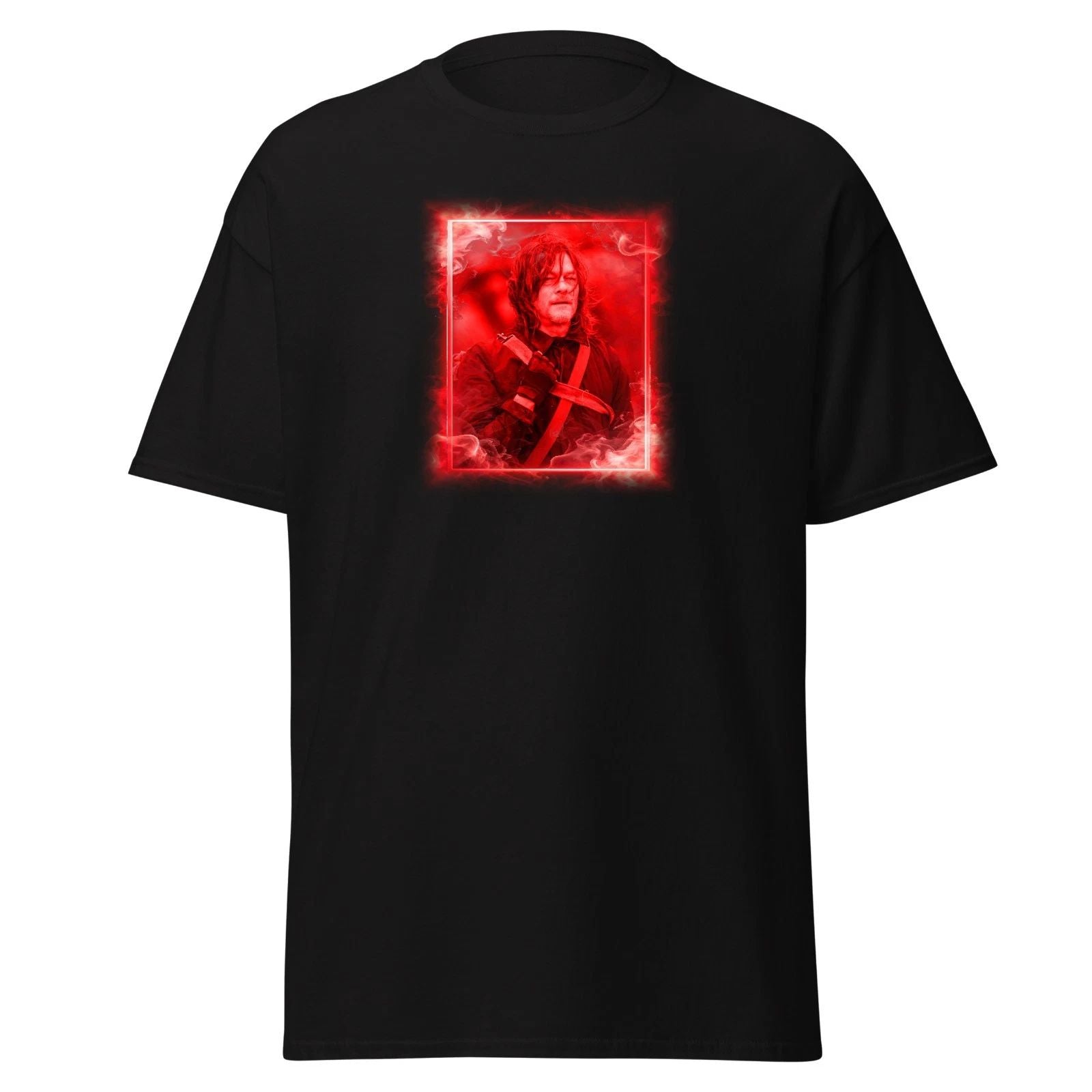 Daryl Dixon Inspired Flame T-Shirt | Post-Apocalyptic Survival Fan Art Tee