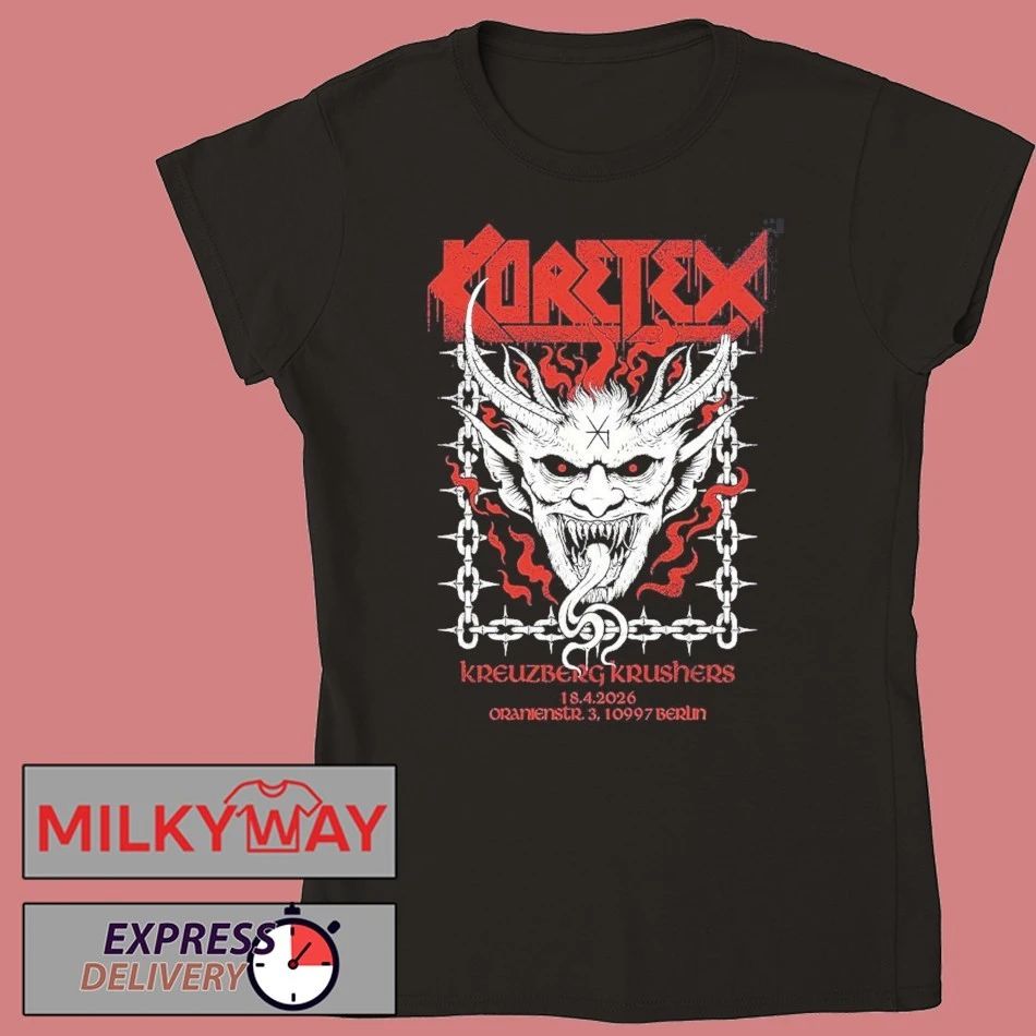 Kreator X Coretex Berlin Germany 2026 Exclusive Tee At Oranienstr Kreuzberg Krushers April 18 2026 shirt