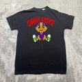 FWRD Denim Drip Boyz Chenille Patch Graphic T-Shirt Black Mens Large Street