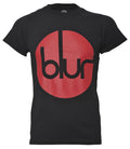 Official Blur T Shirt Circle Logo Black New S M L  XL XXL