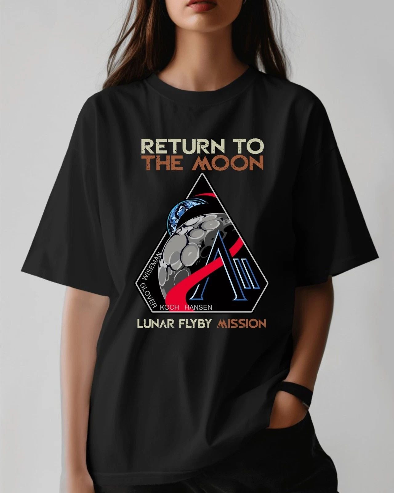 Artemis II Return To The Moon 2026 T-Shirt, Lunar Flyby Mission Shirt, Vintage T