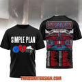 Simple Plan The Bigger Than You Think Tour T-Shirt 3D US2088