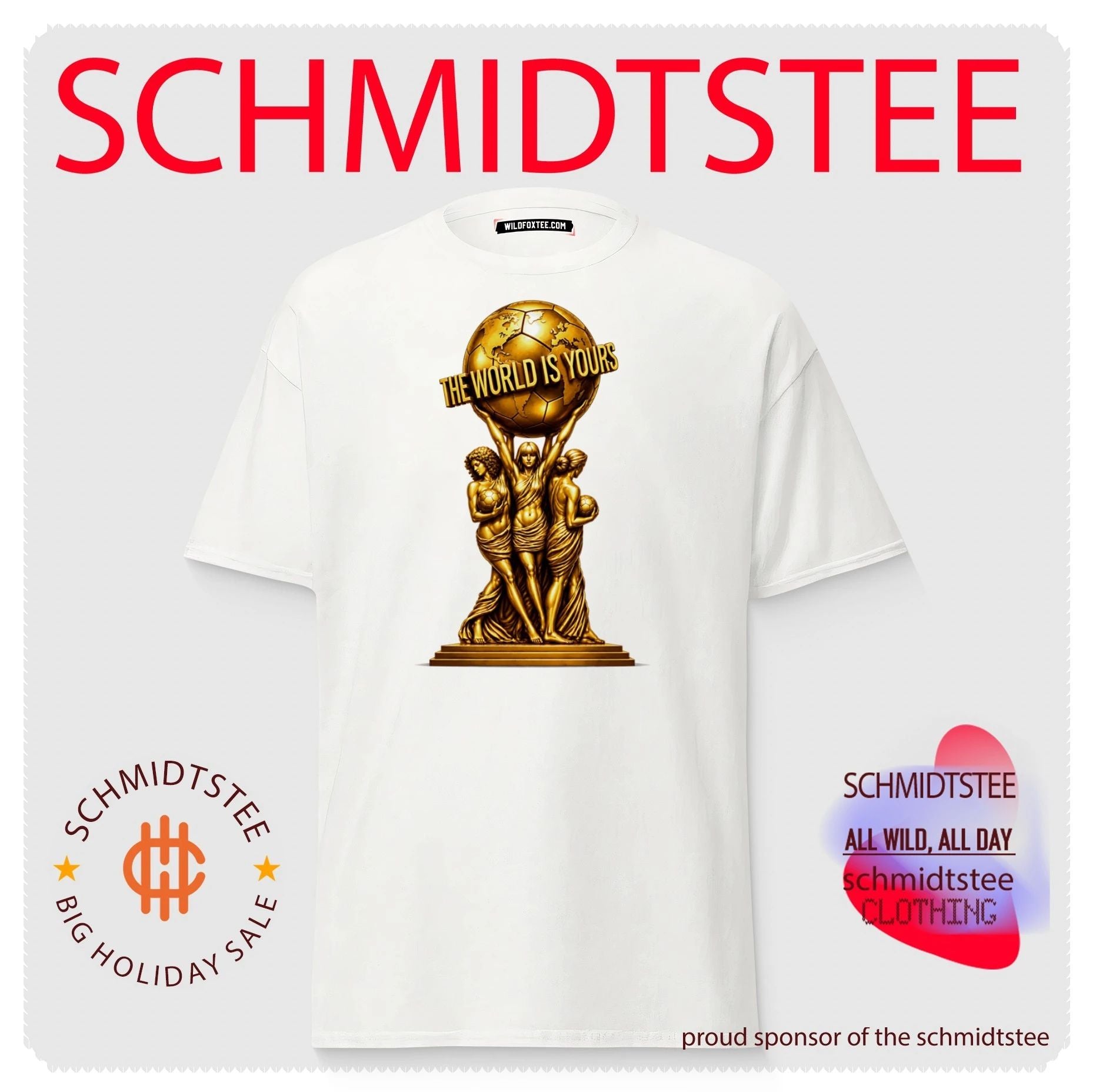 World Cup 2026 The World is yours trophy shirt