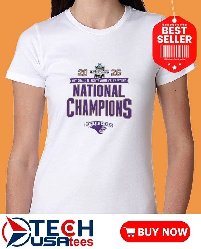 McKendree Bearcats 2026 NCAA Women’s Wrestling National Champions shirt