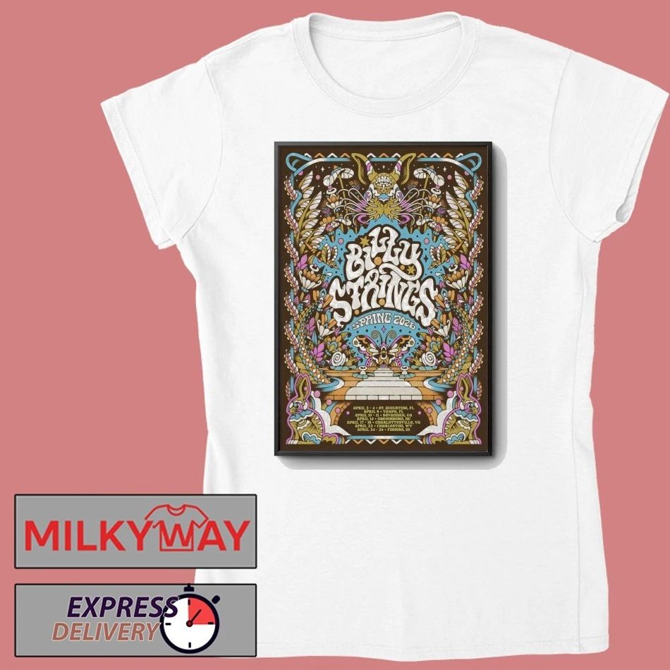 Poster Billy Strings Spring Tour 2026 shirt