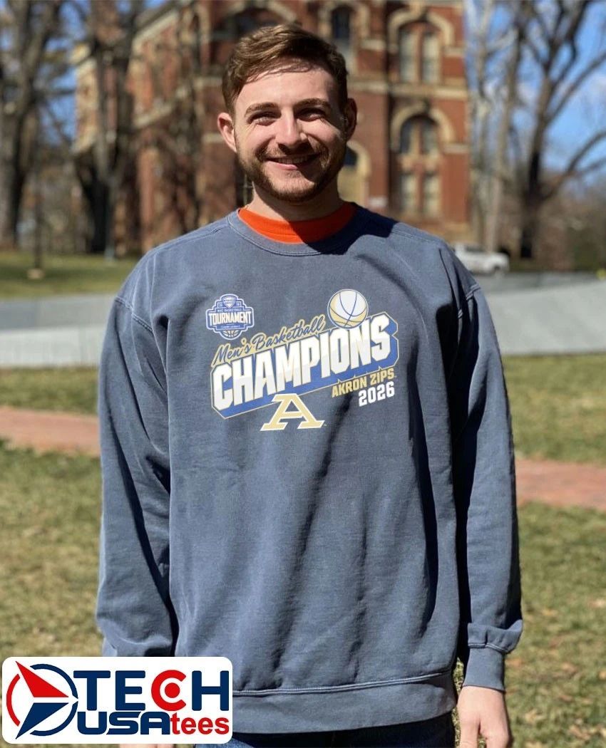 Akron Zips 2026 MAC Men’s Basketball Tournament Champions shirt