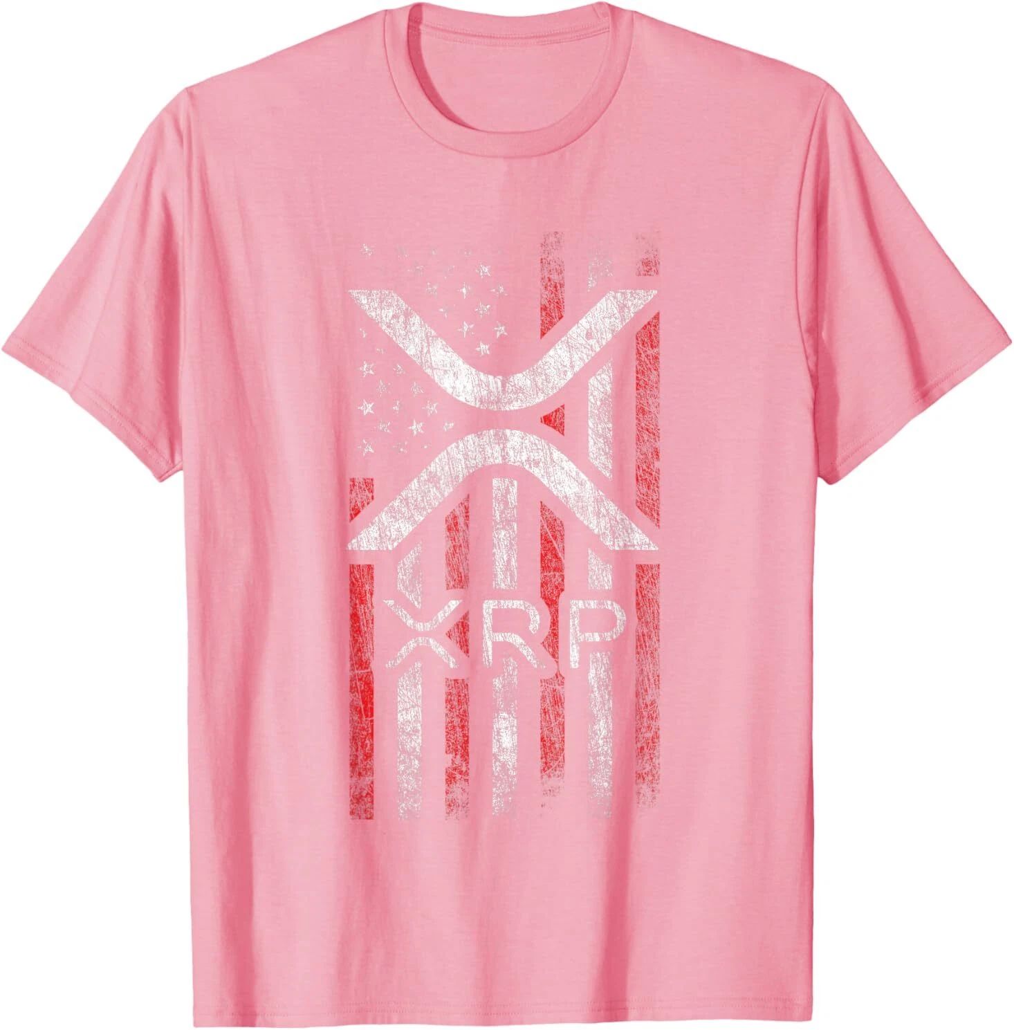 Crypto Currency - XRP Cryptocurrency - American Flag - XRP T-Shirt