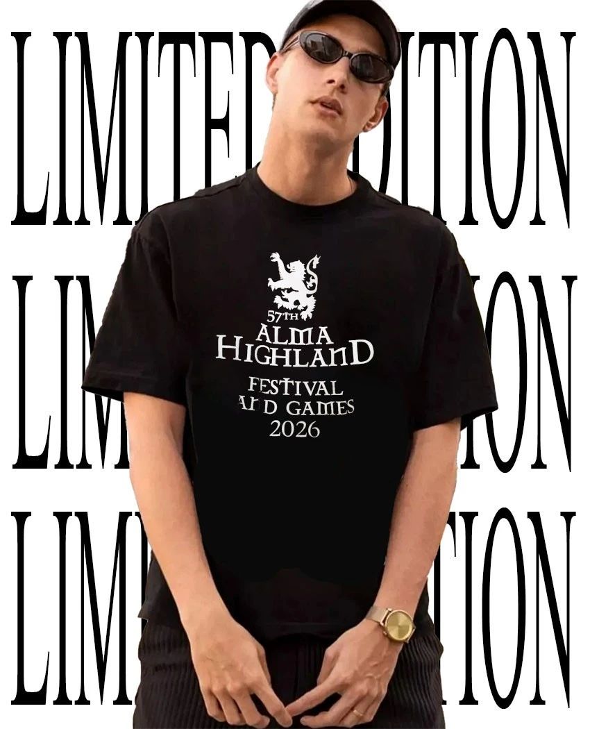 Alma Highland Festival and Games 57th 2026 scottish rampant lion shirt