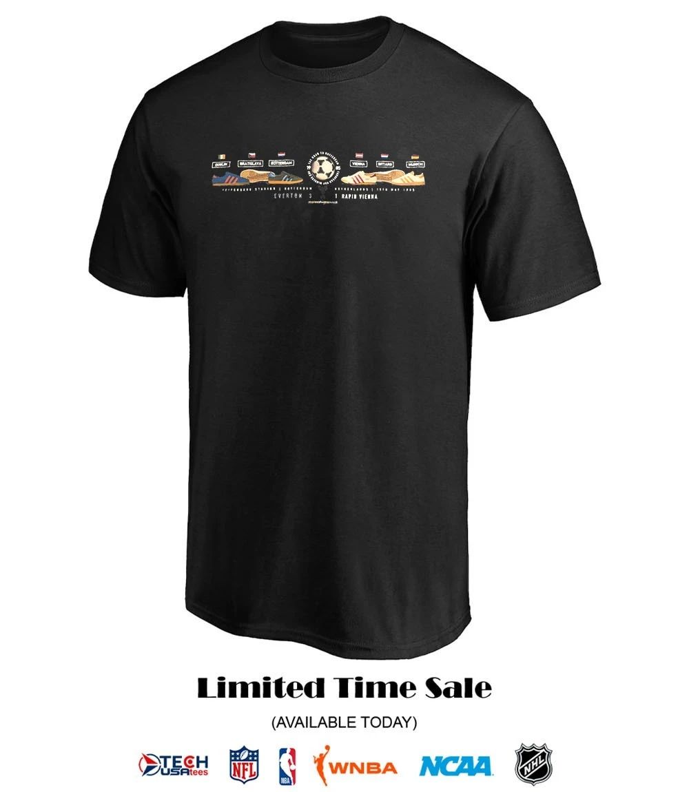 Road To Rotterdam 1985 European Cup Winners’ Cup shirt
