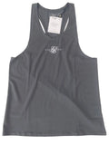 SikSilk Mens Grey Racer Gym Vest Medium
