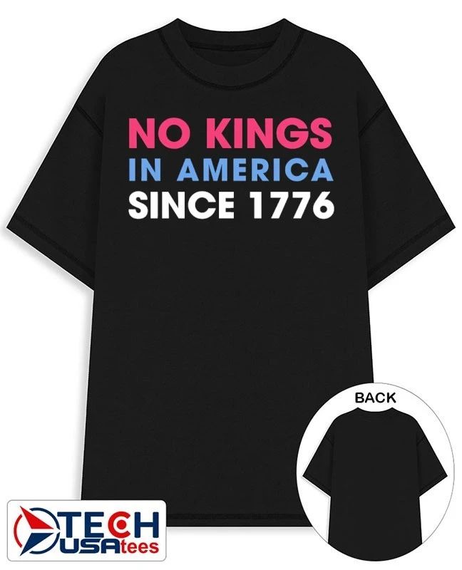 Jamie Lee Curtis no Kings in America since 1776 shirt