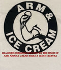 Arm and ice cream shirt