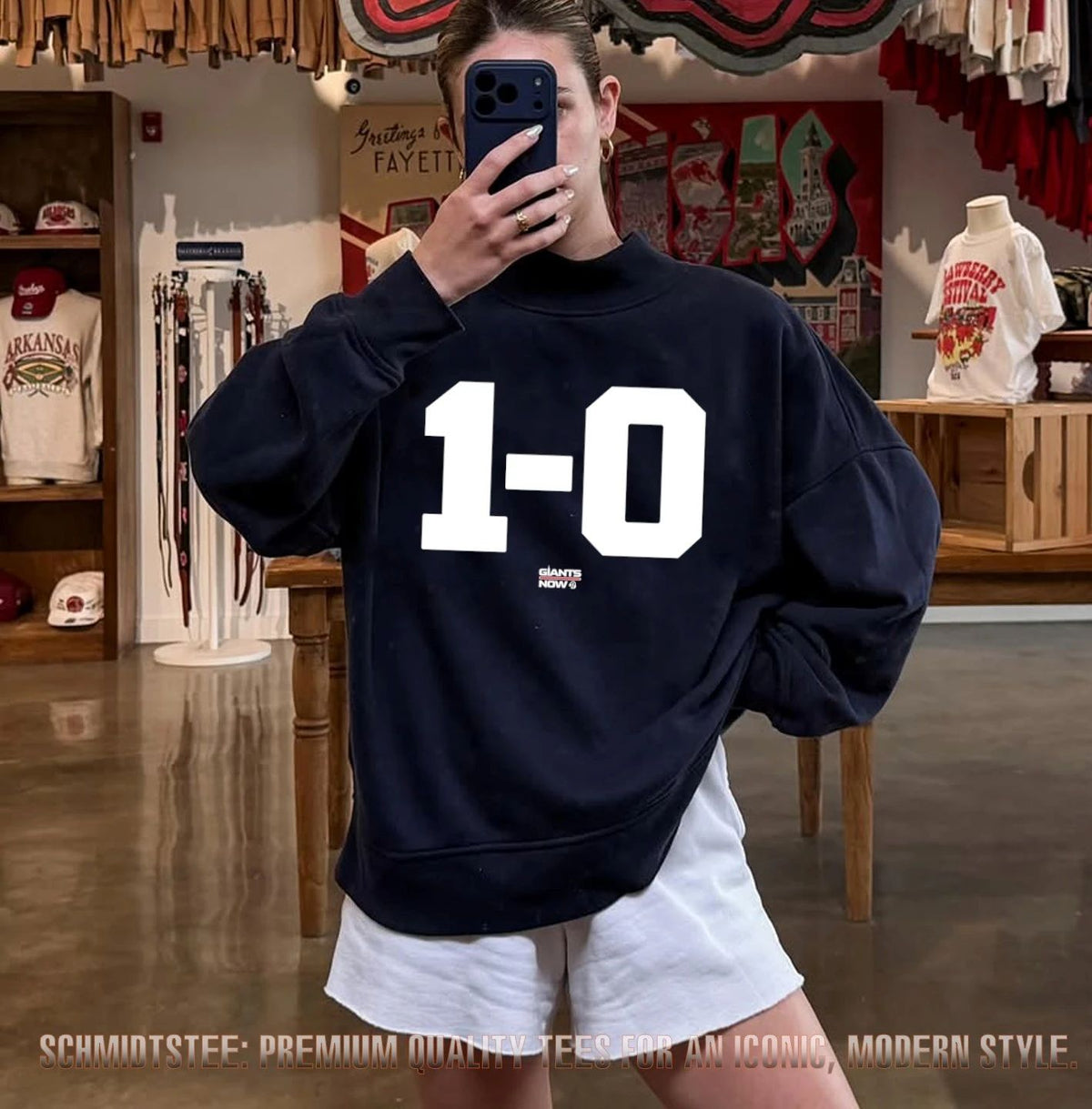 John Harbaugh New York Giants 1-0 Score shirt