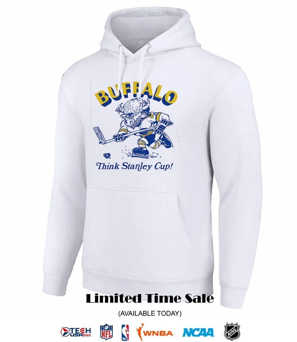 Buffalo Sabres Hockey Think Stanley Cup mascot shirt