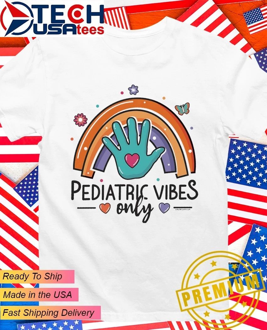 Pediatric Vibes only Cancer Awareness Month shirt