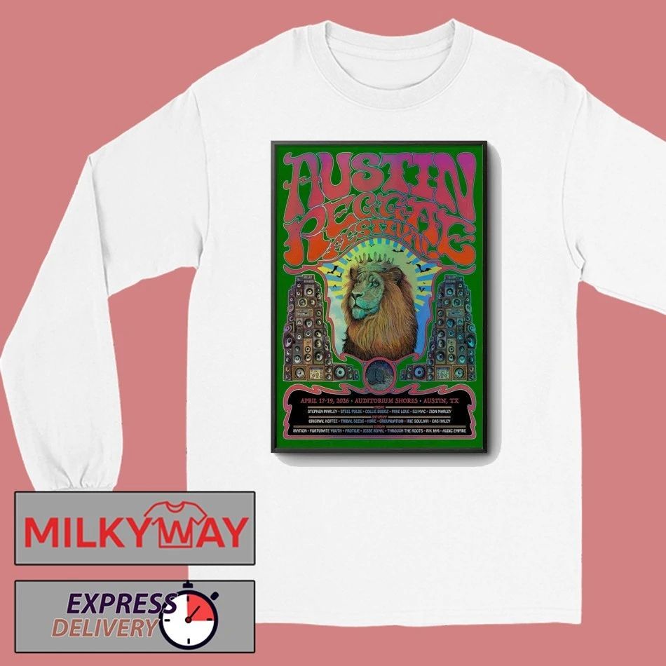 Austin Reggae Festival In Austin TX On Apr 17-19 2026 Poster shirt