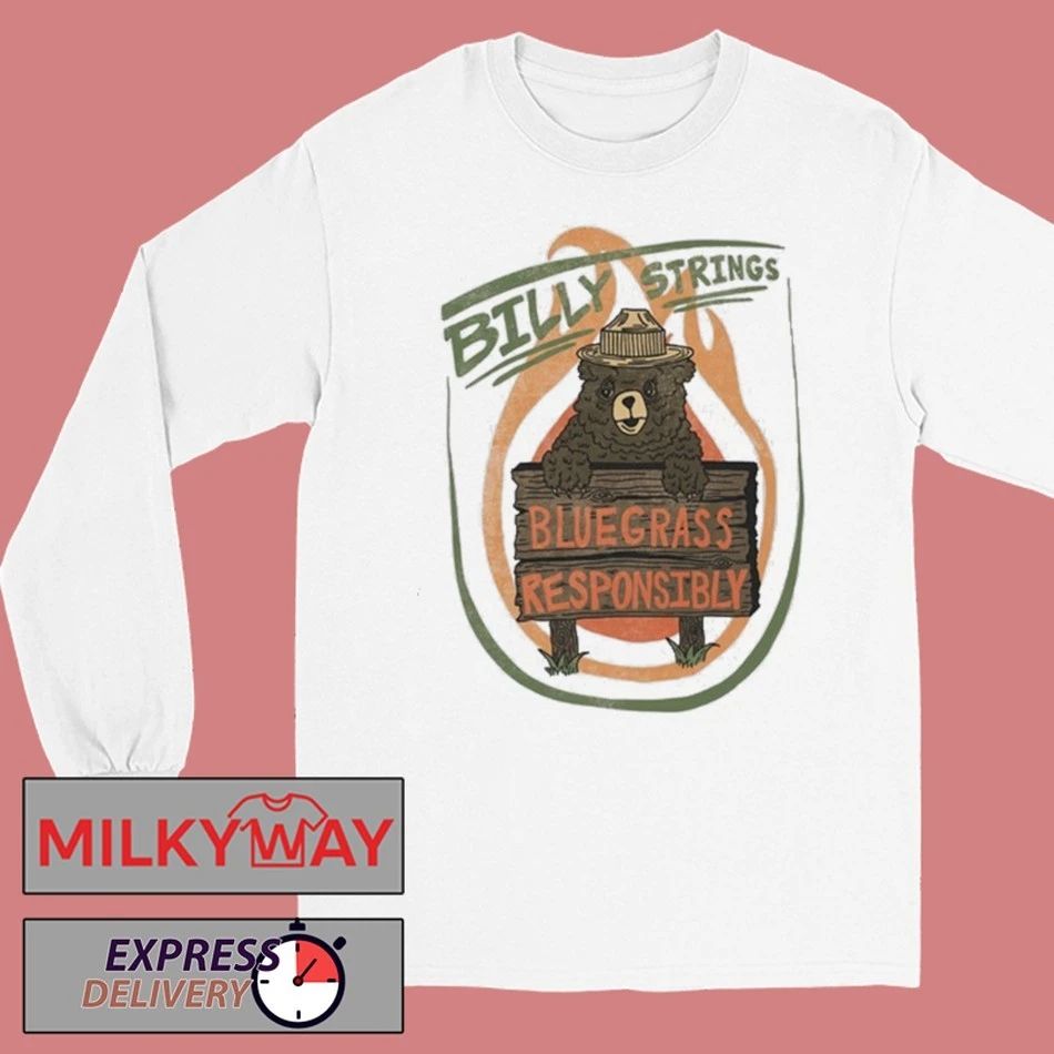 Billy Strings Spring Tour 2026 Bluegrass Responsibly shirt