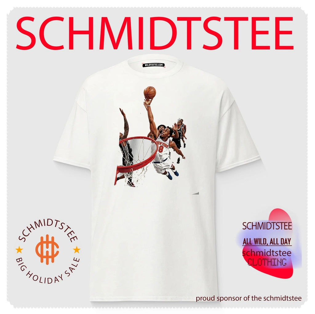 Obi toppin New York Knicks layup NBA basketball shirt