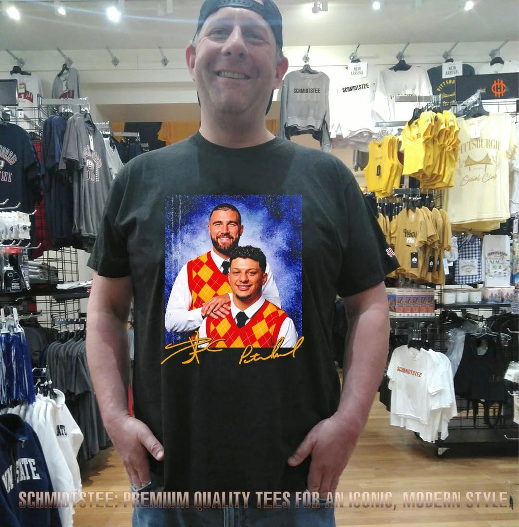 Patrick Mahomes and Travis Kelce Step Brothers Kansas City Chiefs signature shirt