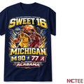 NKCtees Michigan Wolverines Sweet 16 2026 Victory Tee – 90-77 Domination NCAA shirt