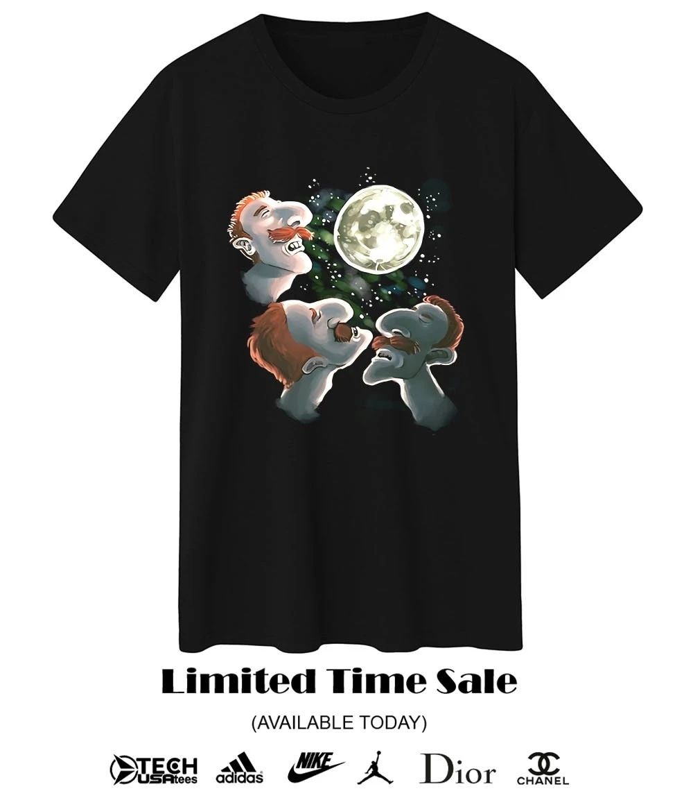 Three Nigel Thornberry Moon T-shirt