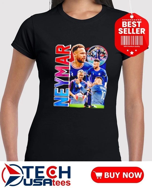 Neymar Paris Saint-Germain Soccer graphic shirt