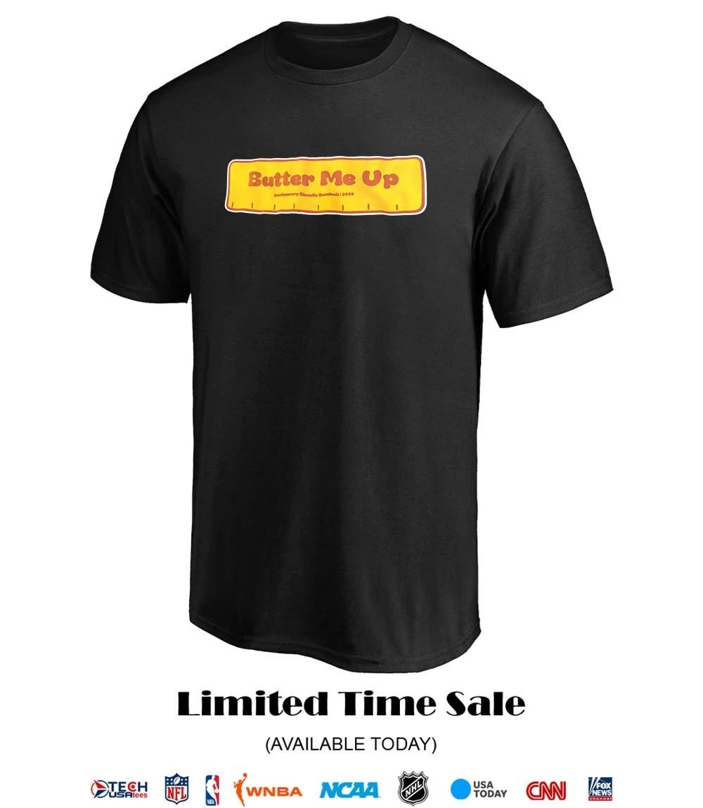 Montgomery Biscuits Baseball 2026 butter me up shirt