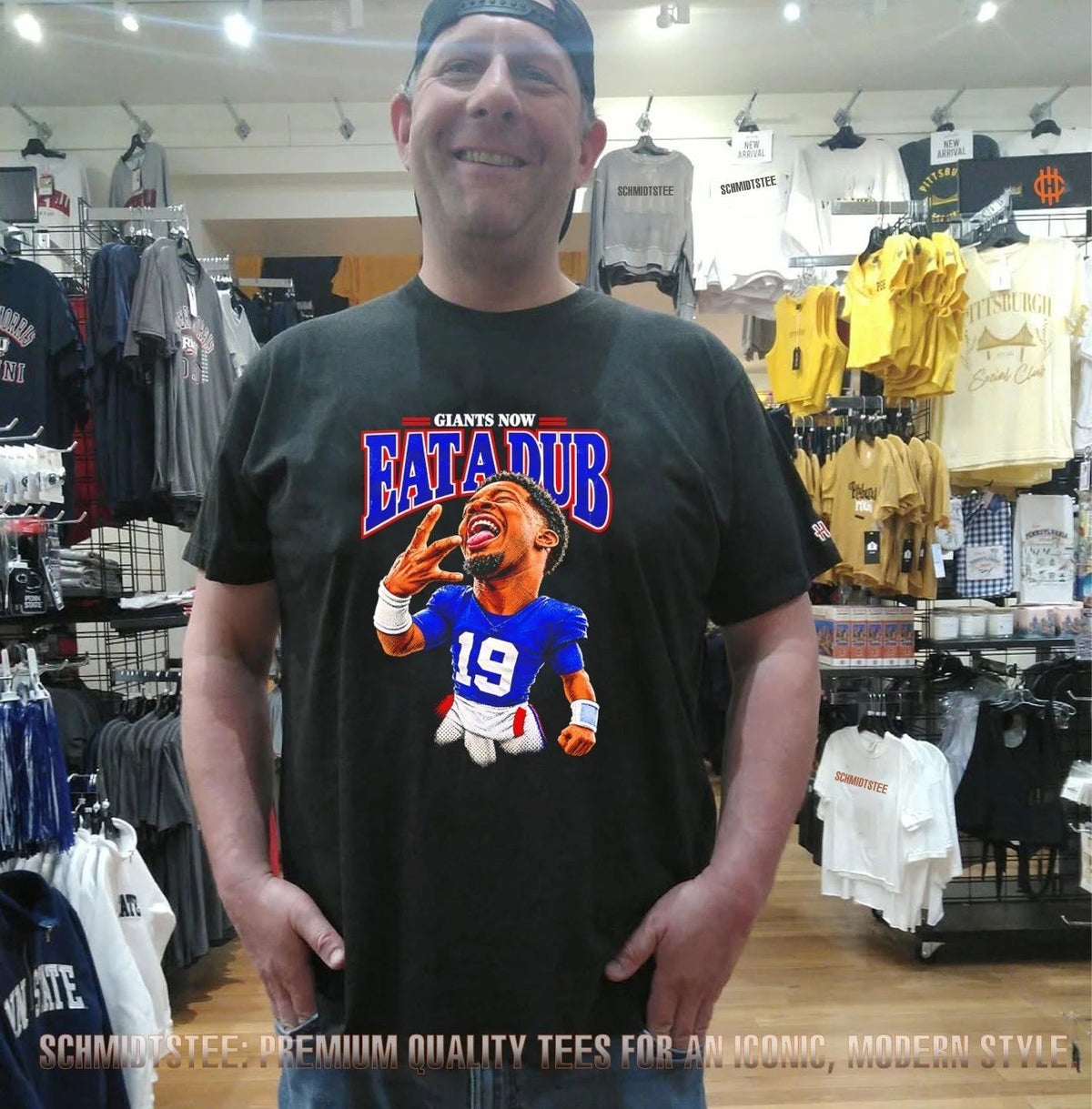 Jameis Winston New York Giants No 19 Eat A Dub caricature shirt