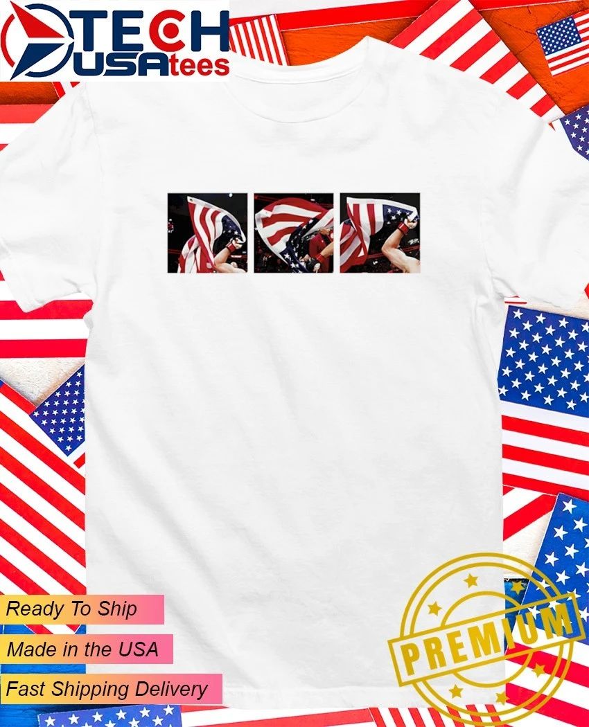 Americana Feat. UFC Freedom 250 Waving Flag shirt