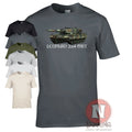 Leopard MBT T-shirt Modern German army military vehicle main battle tank