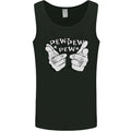 Pew Pew Pew Hands Funny Sci-Fi Lightsaber Mens Vest Tank Top