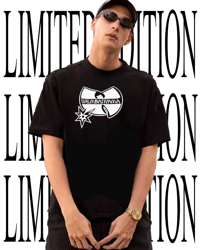 Victor Wembanyama x Wu Tang logo shirt