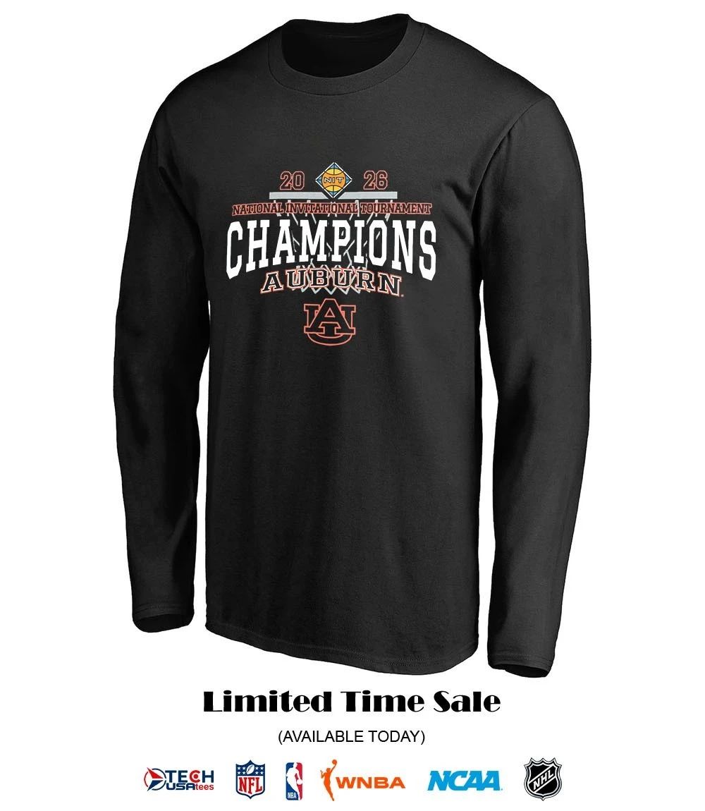 Auburn Tigers 2026 National Invitation Tournament Champions The Net shirt