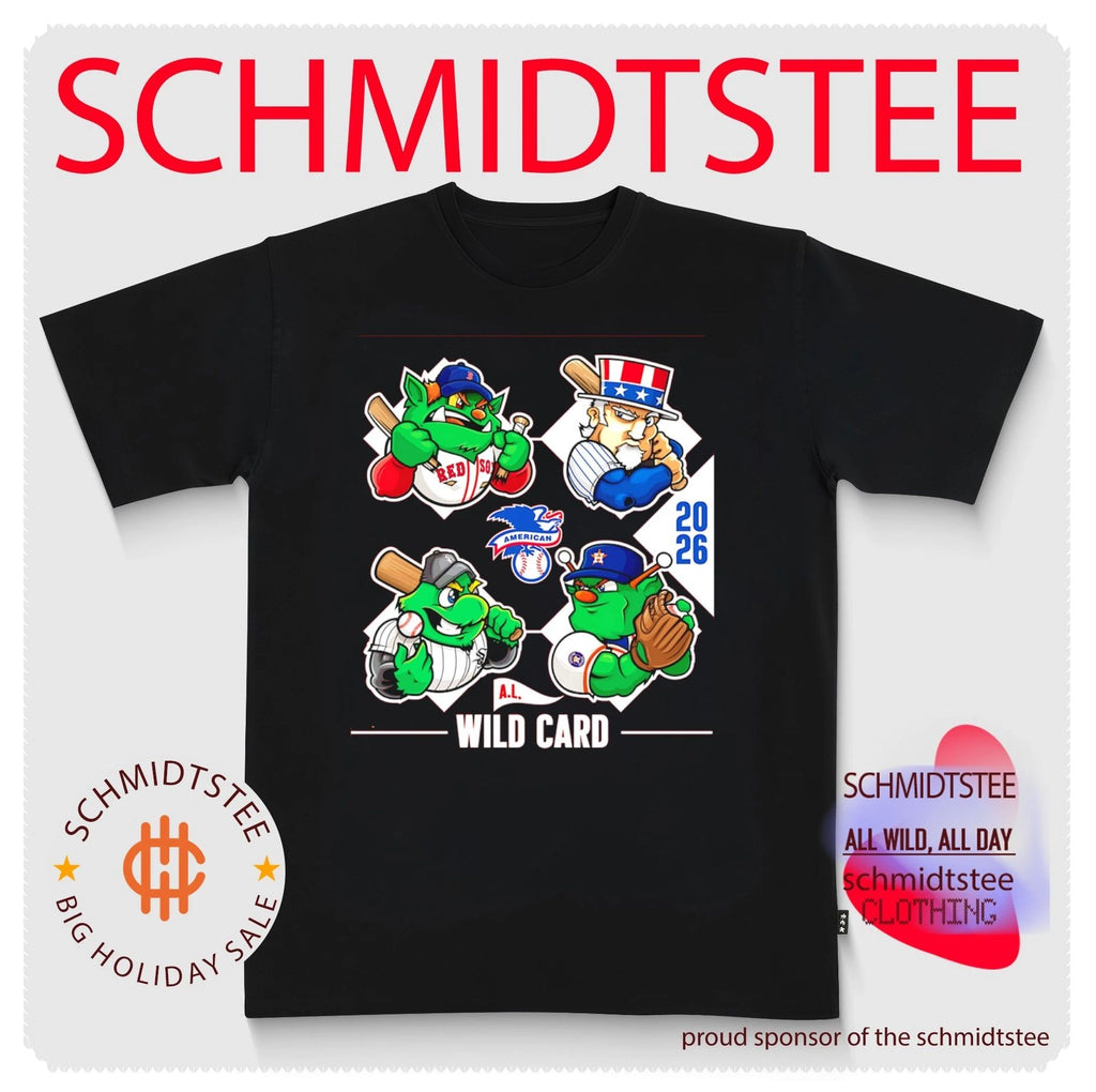 2026 AL Wild Card American League Baseball Collage shirt