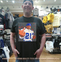 Deion Sanders Dallas Cowboy holding beer middle finger shirt