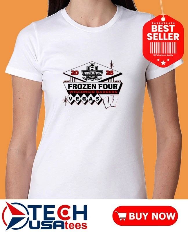 Wisconsin Badgers 2026 Frozen Four Men’s Hockey Vegas shirt by uwbookstore