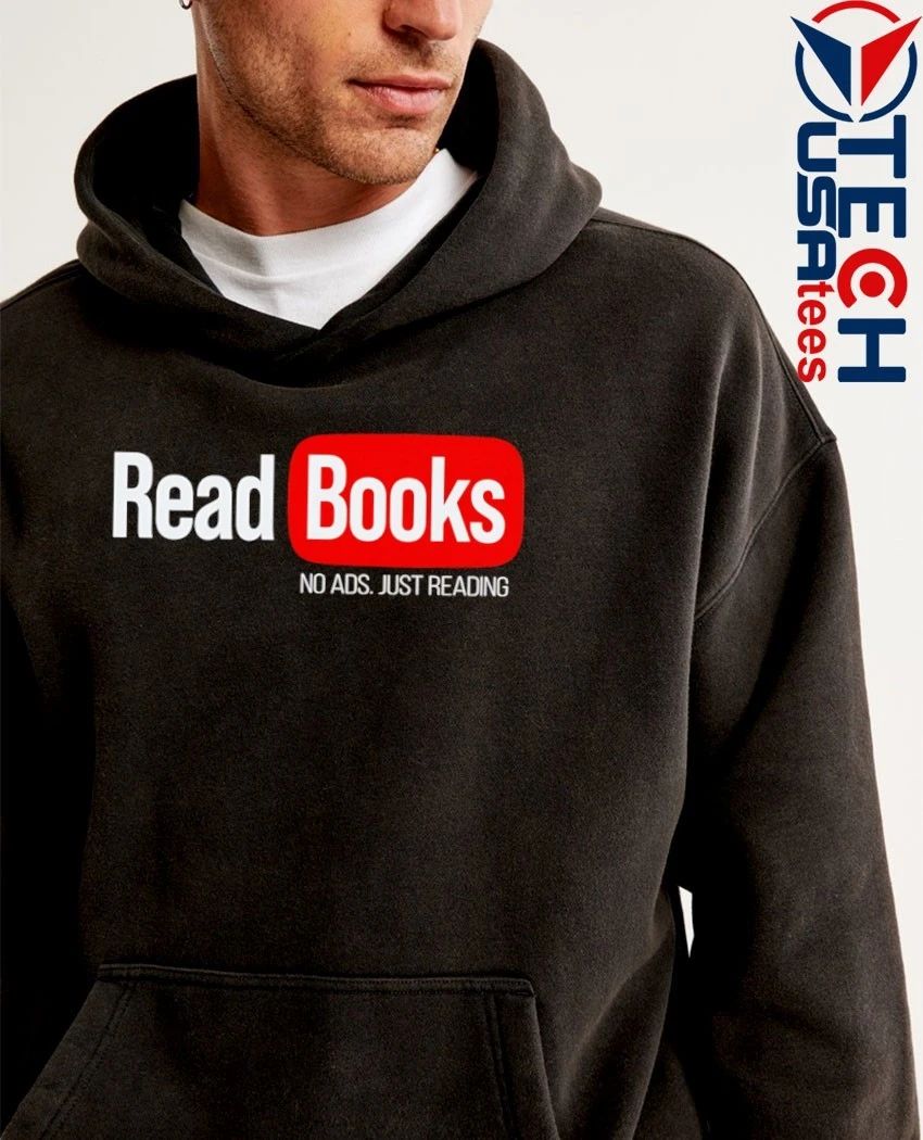 Read books no ads just reading shirt