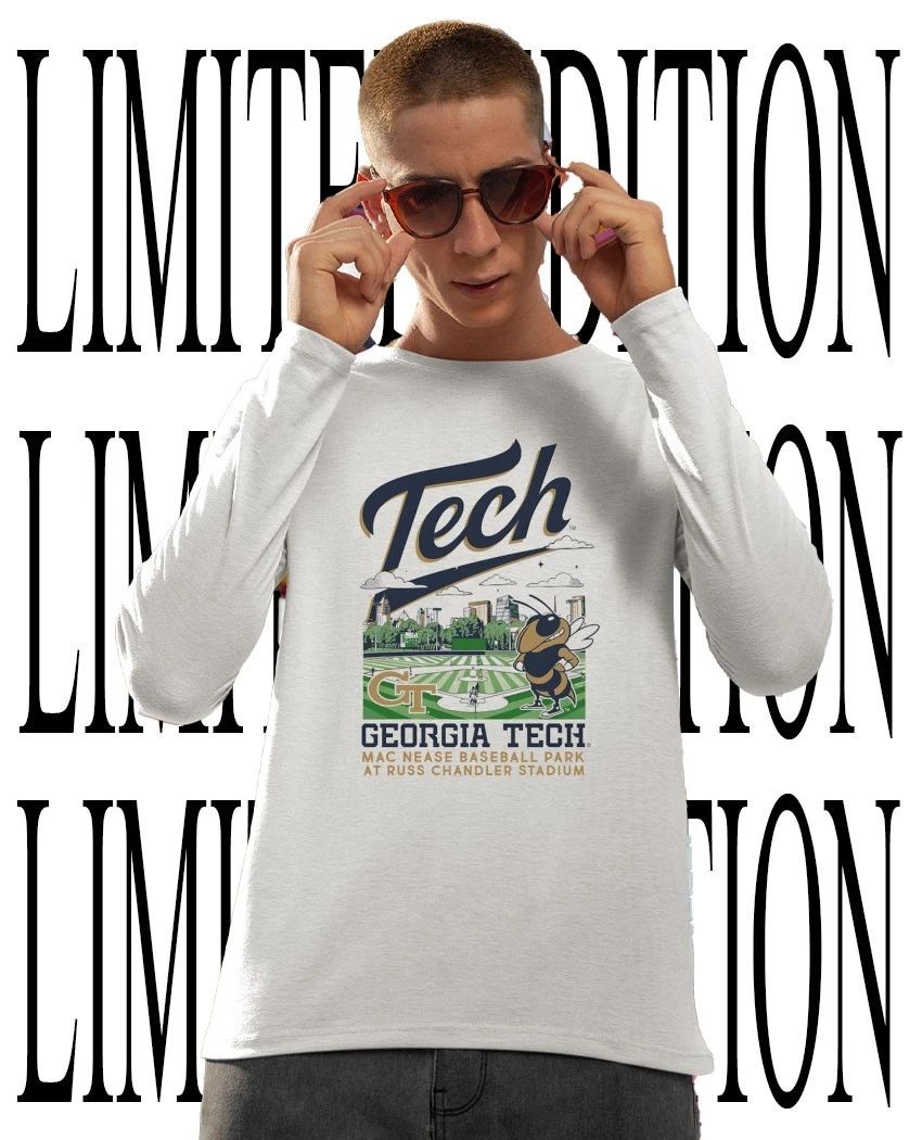 Georgia Tech Yellow Jackets 2026 Nease Baseball Park at Russ Chandler Stadium shirt
