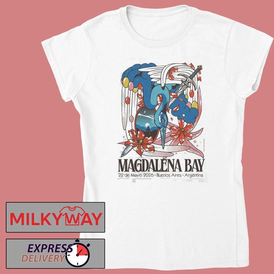 Magdalena Bay Buenos Aires Argentina 2026 Event Poster On 22 De Mayo 2026 T-Shirt