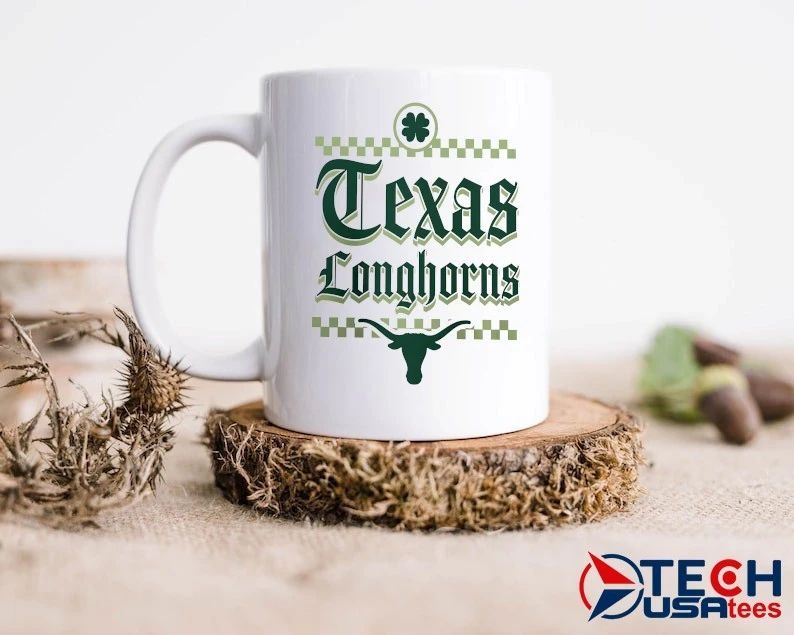 Texas Longhorns St. Patrick’s Day checkered shirt