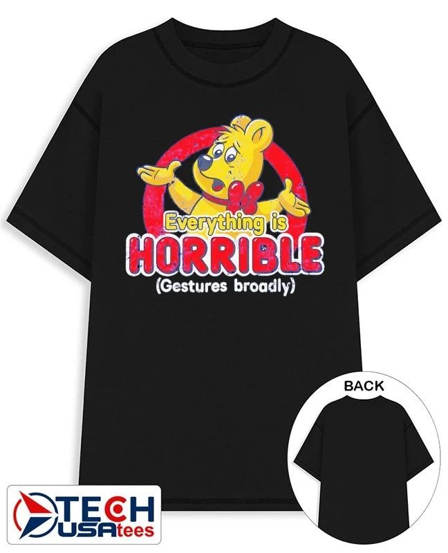 Everything is Horrible Gestures broadly shirt by claygrahamart