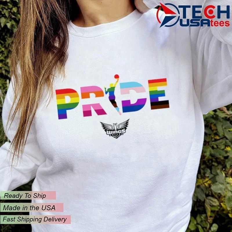 Dallas Wings WNBA Pride logo shirt