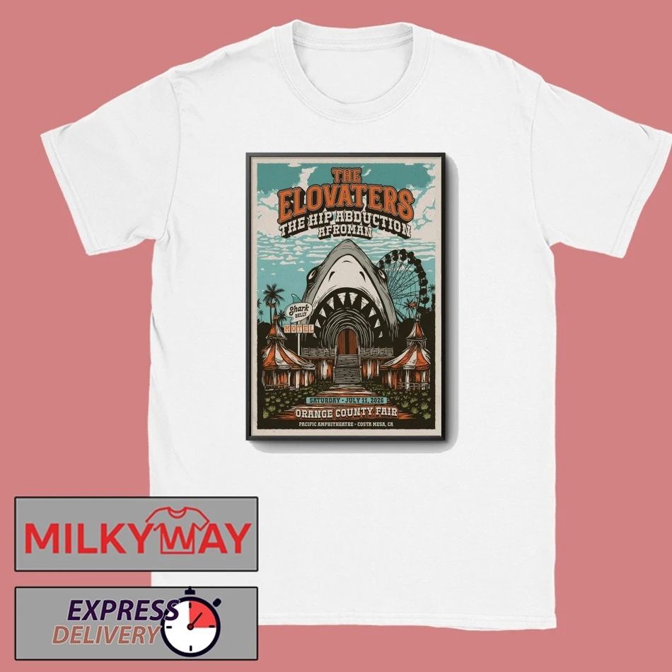 The Elovaters The Pacific Amphitheatre in Costa Mesa CA Jul 11 2026 Poster shirt