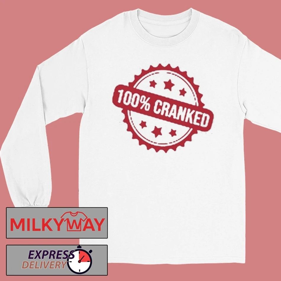 2026 CRANKDAT 100% Cranked White New shirt
