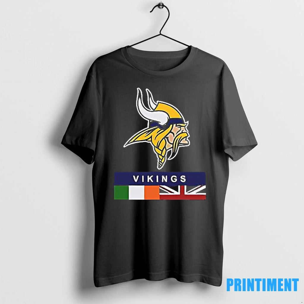 Minnesota Vikings 2025 Dublin And London Vikings Tshirts Sweater