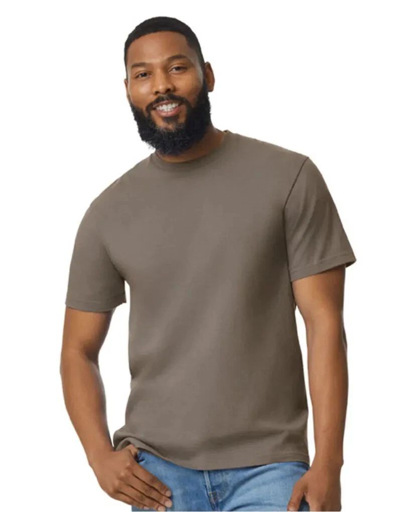 Gildan Softstyle Midweight Adult T-Shirt Plain Mens Workwear Cotton Casual Tee