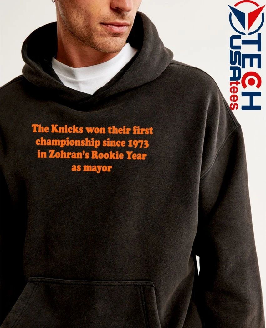 The Knicks won their first Championship since 1973 in Zohran’s Rookie Year shirt
